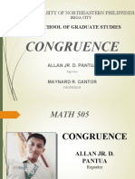 Congruence: University of Northeastern Philippines