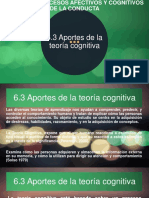 Aportes de La Teoría Cognitiva