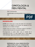 Psicopatología y Examen Mental para internos