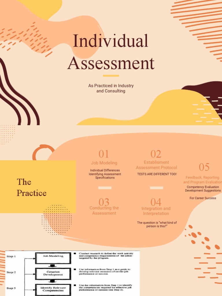 Individual Assessment: As Practiced in Industry and Consulting | PDF ...