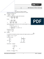 Gaseous State and Thermodynamics - Level 3 - DTS 11 - Solutions