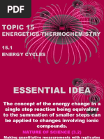 15.1 Energy Cycles