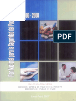 Plan Nacional para La Seguridad Del Paciente 2006 - 200820191017-26355-1mmwlnt