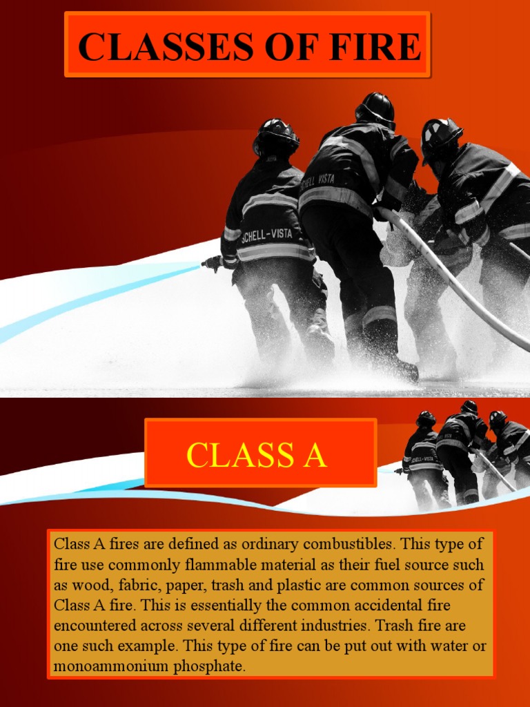 Understanding Fire Classes and Extinguishing Methods | PDF | Fires | Fuels