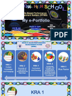 RPMS - E-Portfolio COVER Pages - SY2020-21