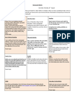 Literacy Homework Week 2 and 3 Term 3 2021