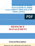 SBM Presentation Resource Management