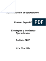 Tarea 8 Administracion de Operaciones Esteban Seguel