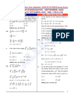 0309 Mathematics Paper-With-Solution Evening