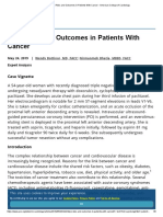 PCI: Risks and Outcomes in Patients With Cancer: Case Vignette