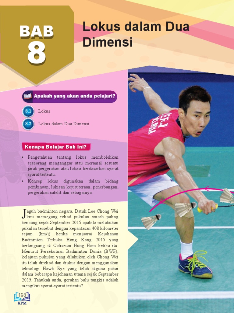 Buku Teks Bab 8 Lokus Dalam Dua Dimensi | PDF