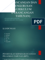 Perancangan Dan Pengurusan Kurikulum (Perancangan Tahunan) Last