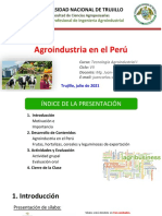 Tema 1. Agroindustria en El Perú