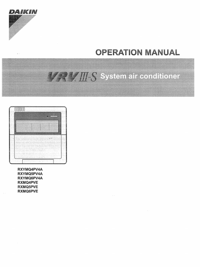 DAIKIN VRV 4 SERVICE MANUAL PDF DOWNLOAD visual data 5