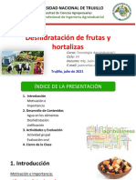 Tema 4. Deshidratación de Frutas y Hortalizas