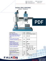 Radial Drill Machine: MODEL: Z3050x16