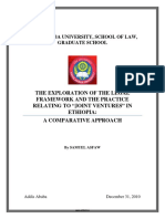 Thesis On Joint Venture