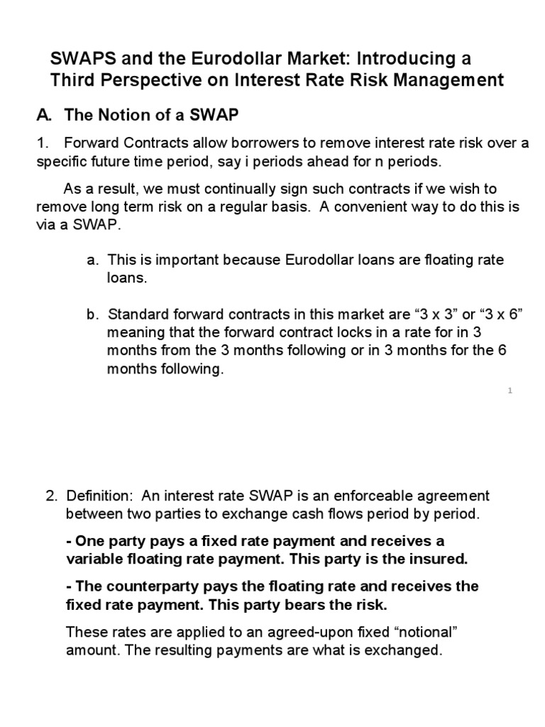 Hedging With Interest Rate Swaps | PDF | Swap (Finance) | Bond Duration