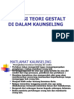 GESTALT TEORI DAN KONSELING