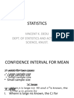 Confidence Interval For Population Variance