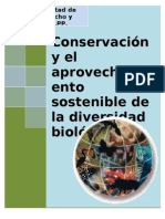 Conservación de La Diversidad Biológica y Aprovechamiento Sostenible de Sus Componentes - Derecho Ambiental - Ley 26839 - D.S. #068-2001-PCM