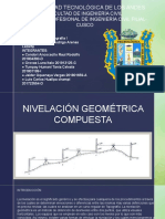 Nivelación geométrica compuesta: método, precisión y ejemplos