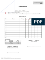 Form Penilaian Lomba Mazmur