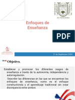 Presentación Enfoques de Enseñanza