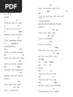 Piano Chords & Lyrics