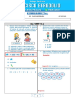 2do Examen Bimestral - Mate