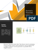 Norton's Theorem: Presented By: Fritz Henrich R. Naquila Arthur Kristoffer Sagrado