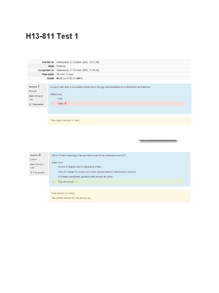 H13-811_V3.5 Online Prüfung