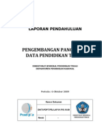 Download Laporan Pendahuluan_PDPT_DIKTI_2009 by Ndut Pratama SN51732613 doc pdf