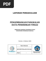 Download Laporan Pendahuluan_PDPT_DIKTI_2009 by Ndut Pratama SN51732613 doc pdf