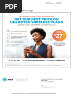 Att Bill | PDF | Cheque | At&T