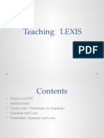 Teaching LEXIS