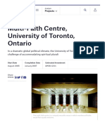 Multi-Faith Centre, University of Toronto, Ontario - Verdict Designbuild