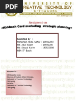 Assiegnment On Khidmah Credit Card