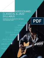 Digital Graded Exams - Classical & Jazz Syllabus (29 Jun 21)