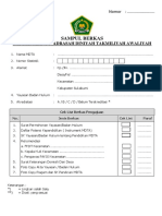 Formulir Daftrar Ulang MDTA 2021