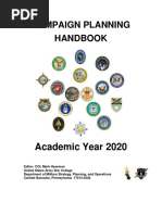 Campaign Planning Handbook: Academic Year 2020