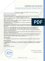 Patent details for IoT-based self-analysis of COVID effects