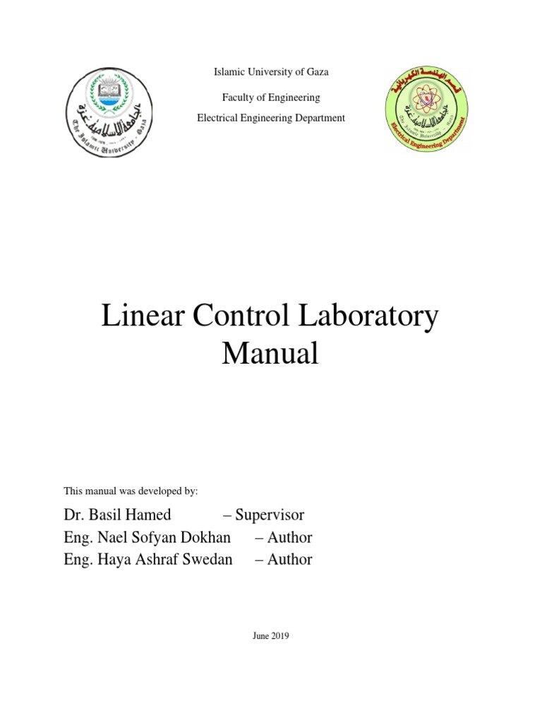 Control System MATLAB Manual | PDF | Damping | Control Flow