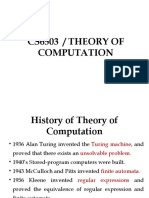 Theory of Computation-Unit-I