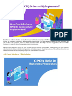 How Can Salesforce CPQ Be Successfully Implemented