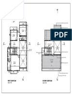 First Floor Plan Second Floor Plan: Scale 1:100 Scale 1:100