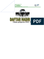 Cover Buku Daftar Hadir Guru