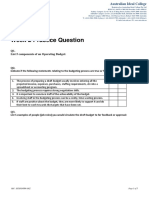 SITXFIN004 - Week 2 Practice Question