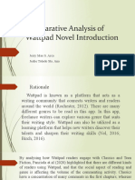 Comparative Analysis of Wattpad Novel Introduction