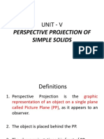 Unit V 2. Perspective Projection